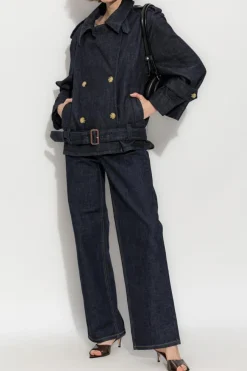Self-Portrait NAVY BLUE Denim jacket