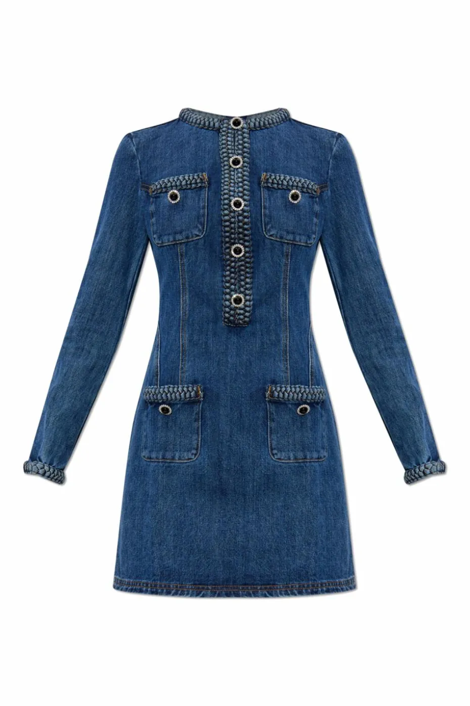 Self-Portrait NAVY BLUE Denim dress