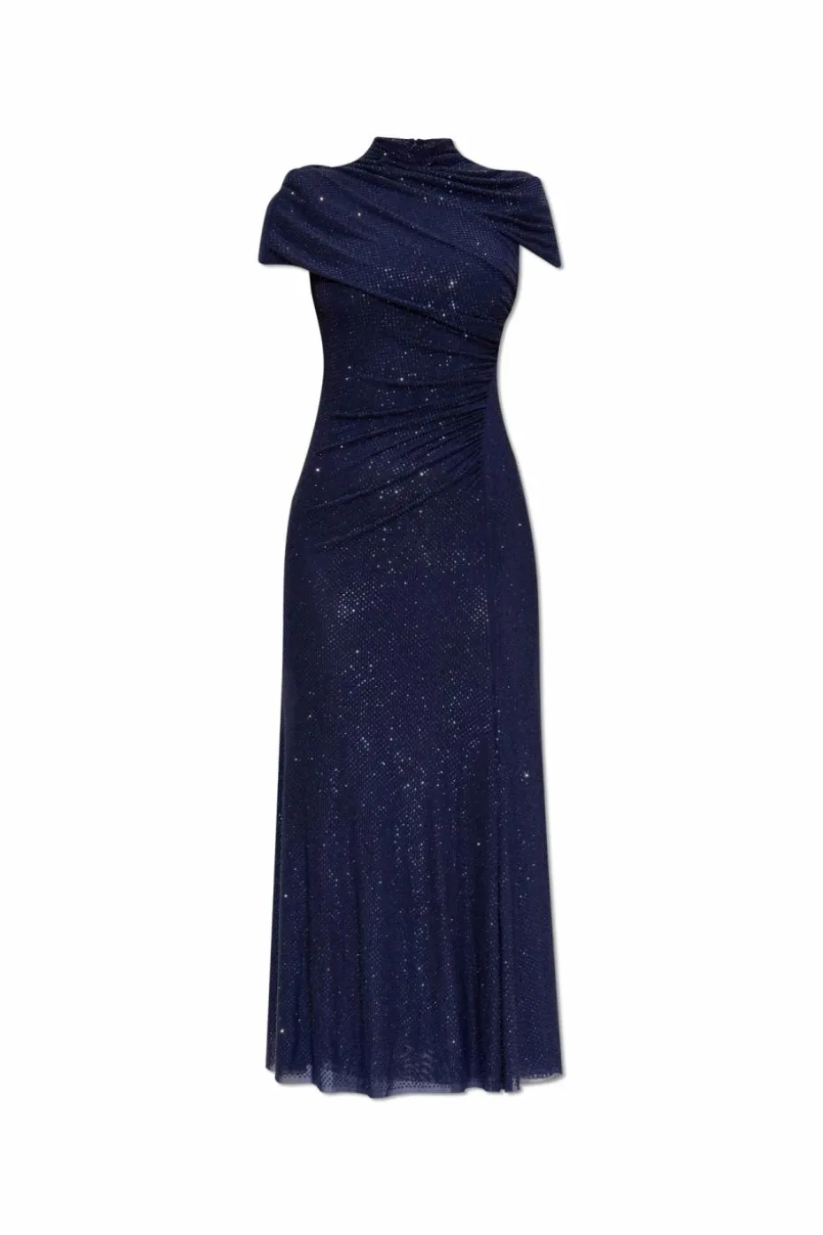Self-Portrait NAVY BLUE Dress with shimmering sequins