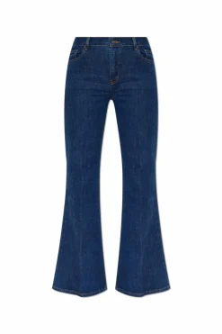 Self-Portrait NAVY BLUE Flared leg jeans