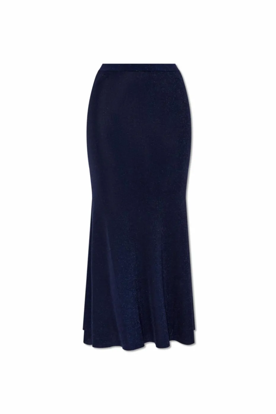 Self-Portrait NAVY BLUE Skirt with lurex thread