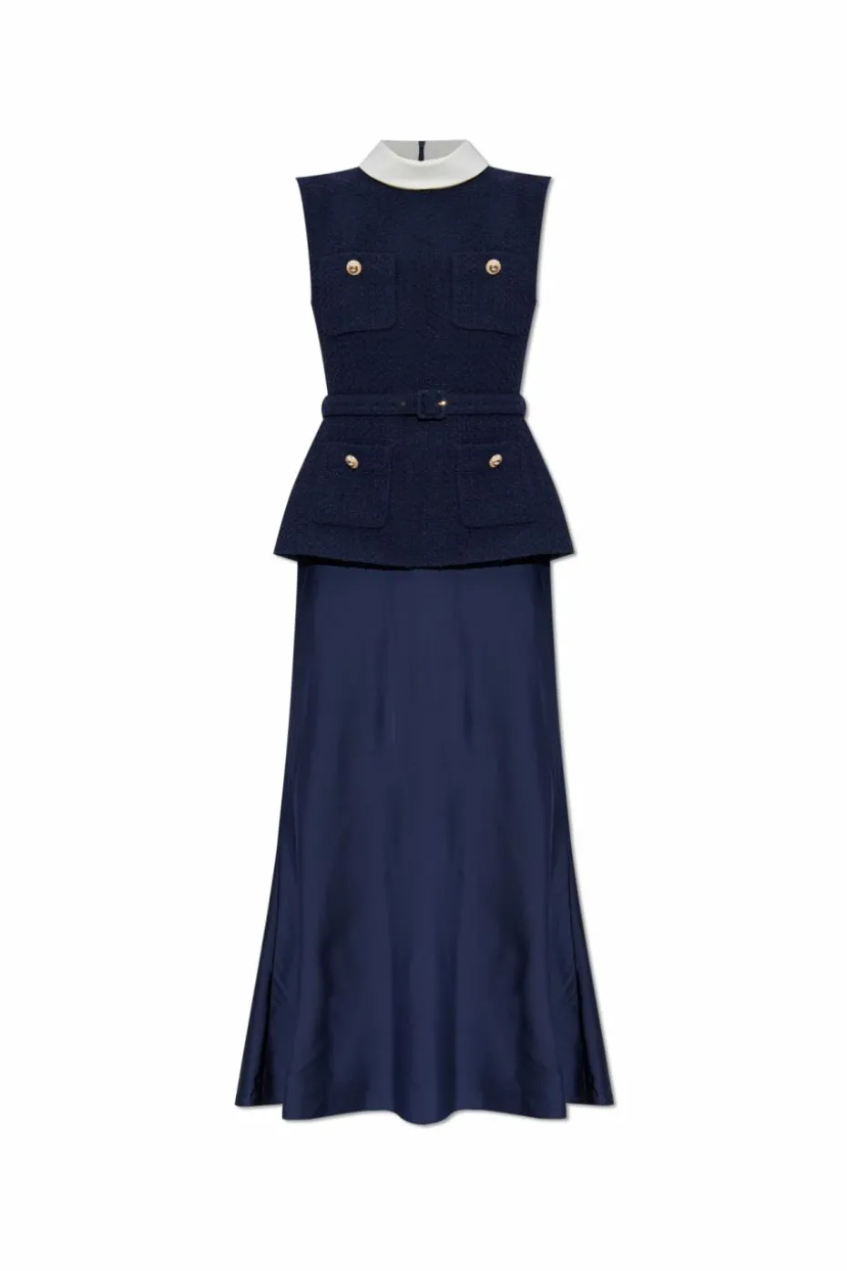 Self-Portrait NAVY BLUE Sleeveless dress