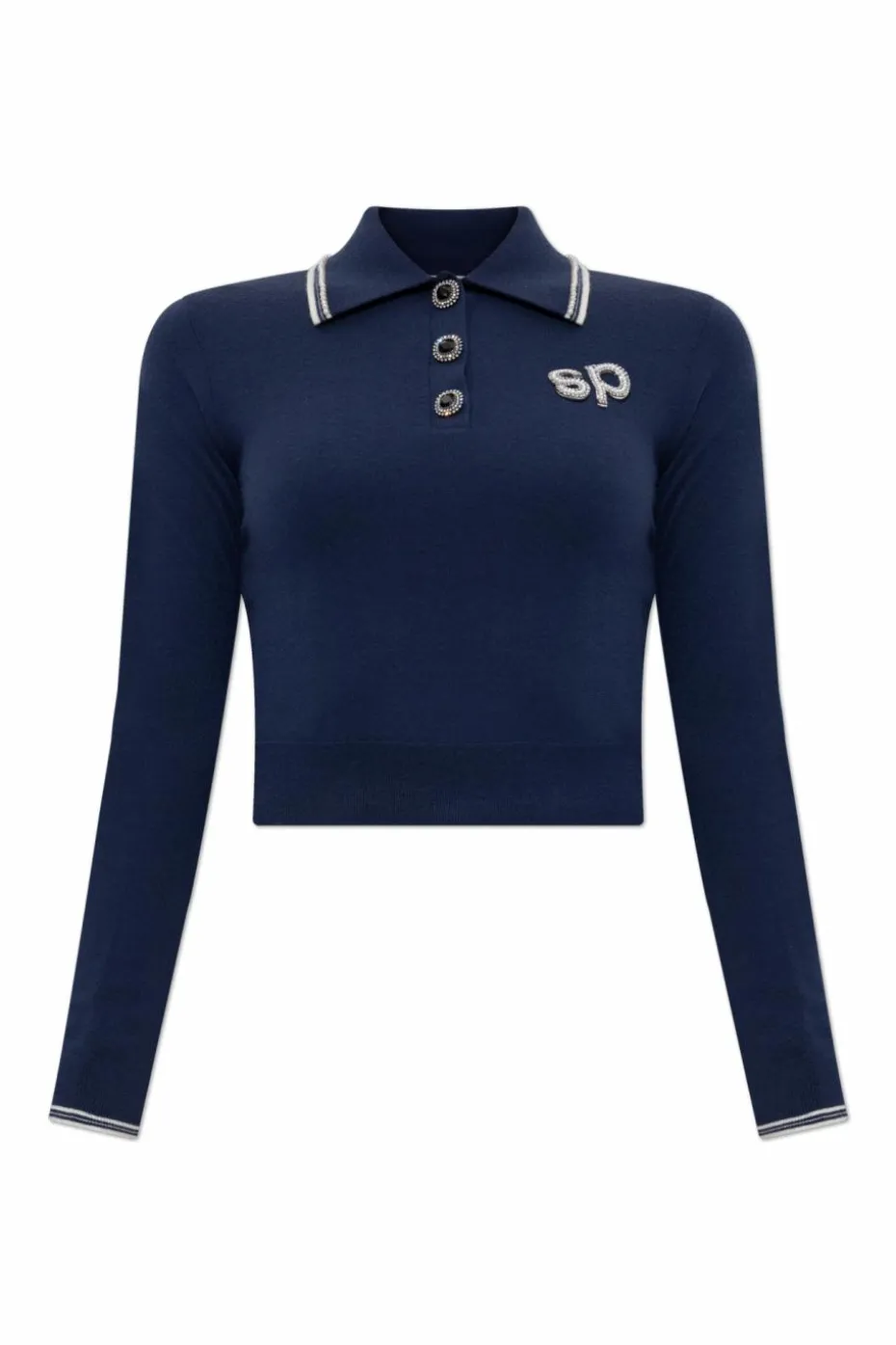 Self-Portrait NAVY BLUE Wool Sweater