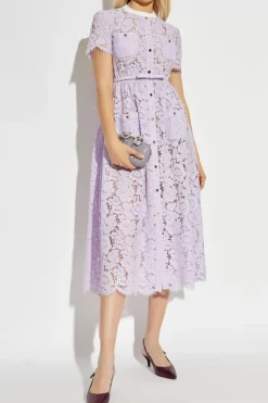 Self-Portrait PURPLE Lace dress
