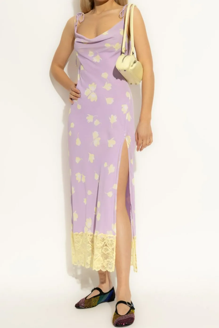 Self-Portrait PURPLE Strap dress