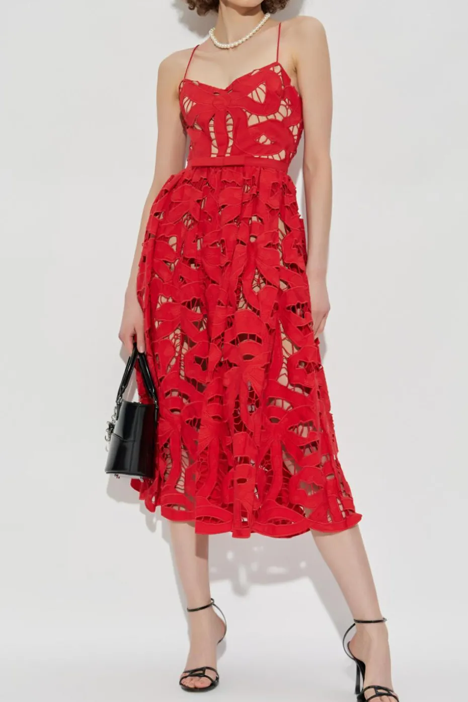 Self-Portrait RED Strappy dress