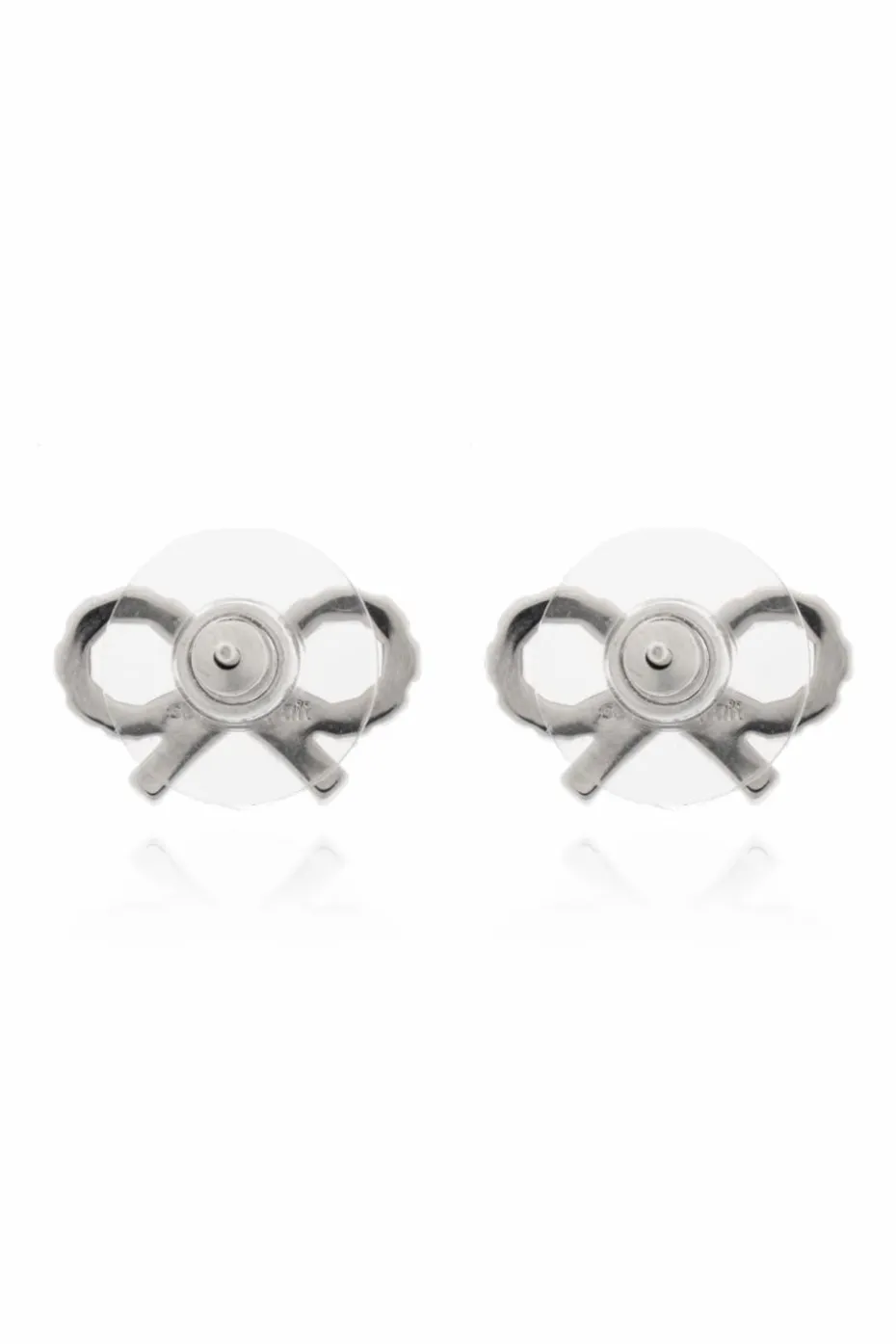 Self-Portrait SILVER Earrings with shimmering crystals