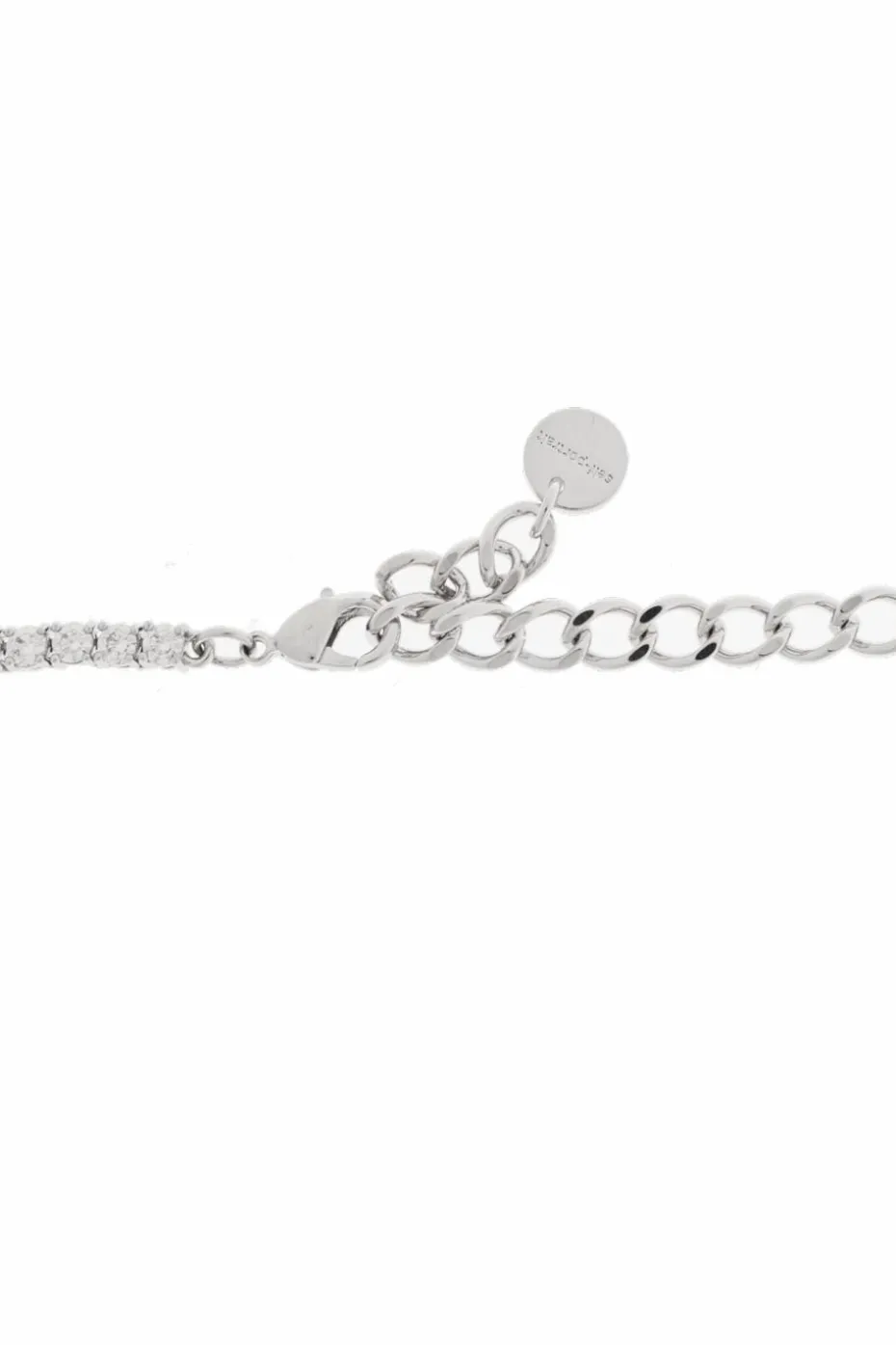 Self-Portrait SILVER Necklace with shimmering crystals