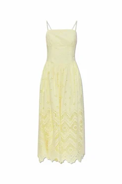 Self-Portrait YELLOW Strappy dress