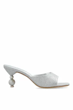 Sophia Webster SILVER Heeled mules Perla