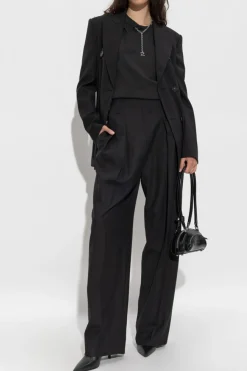 Sportmax BLACK T-shirt "Oblato"
