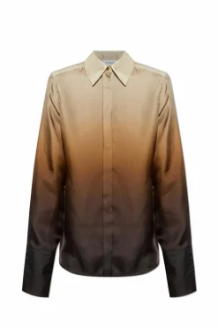 Sportmax BROWN Silk shirt āAgoā
