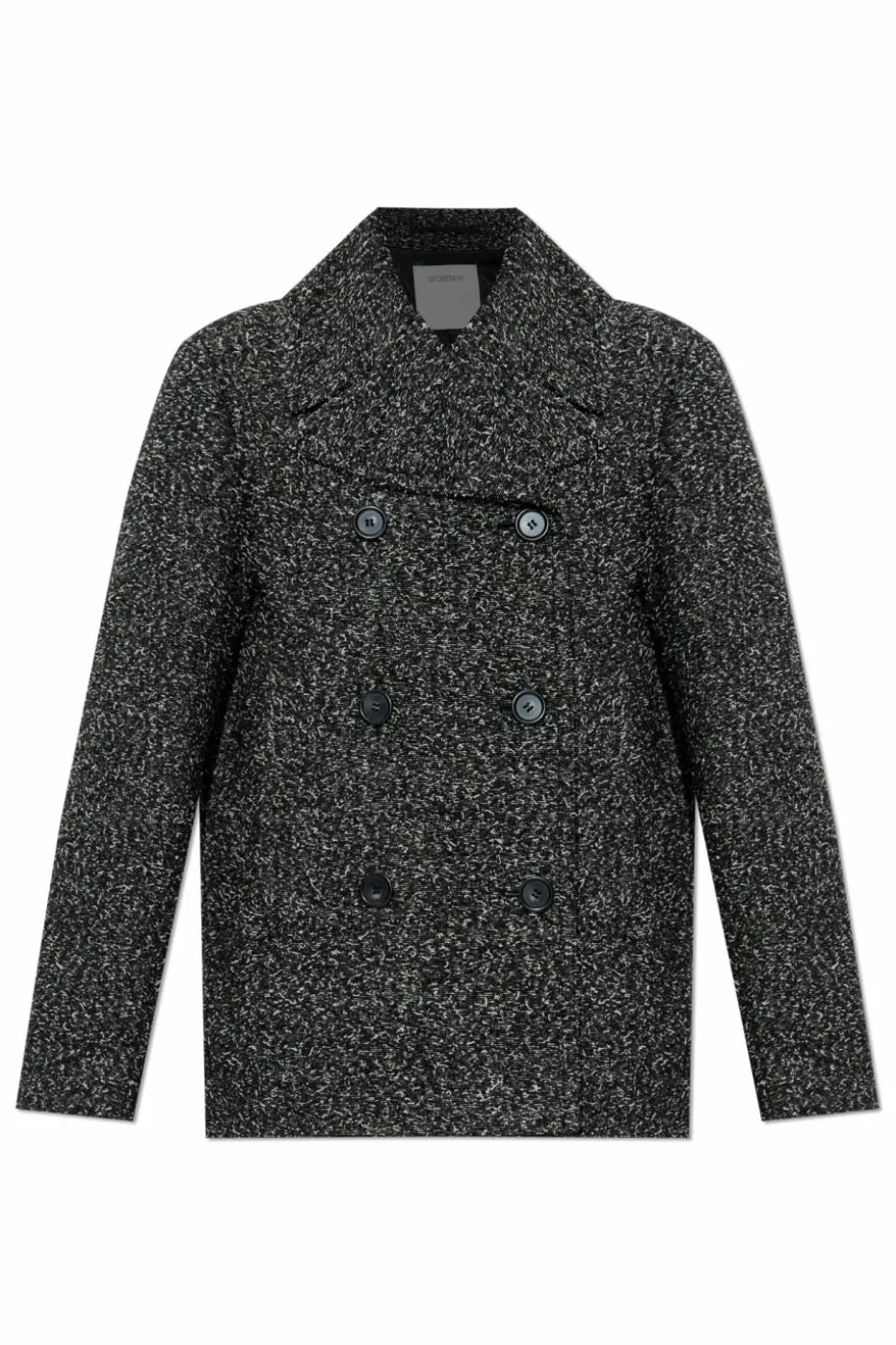 Sportmax GREY Double-breasted coat "Olaf"