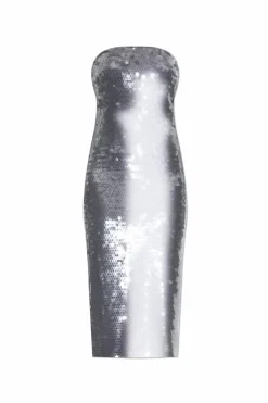 Sportmax GREY Sequin dress Stemma