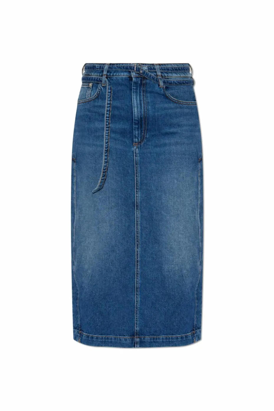Sportmax NAVY BLUE Denim skirt `Biblios`