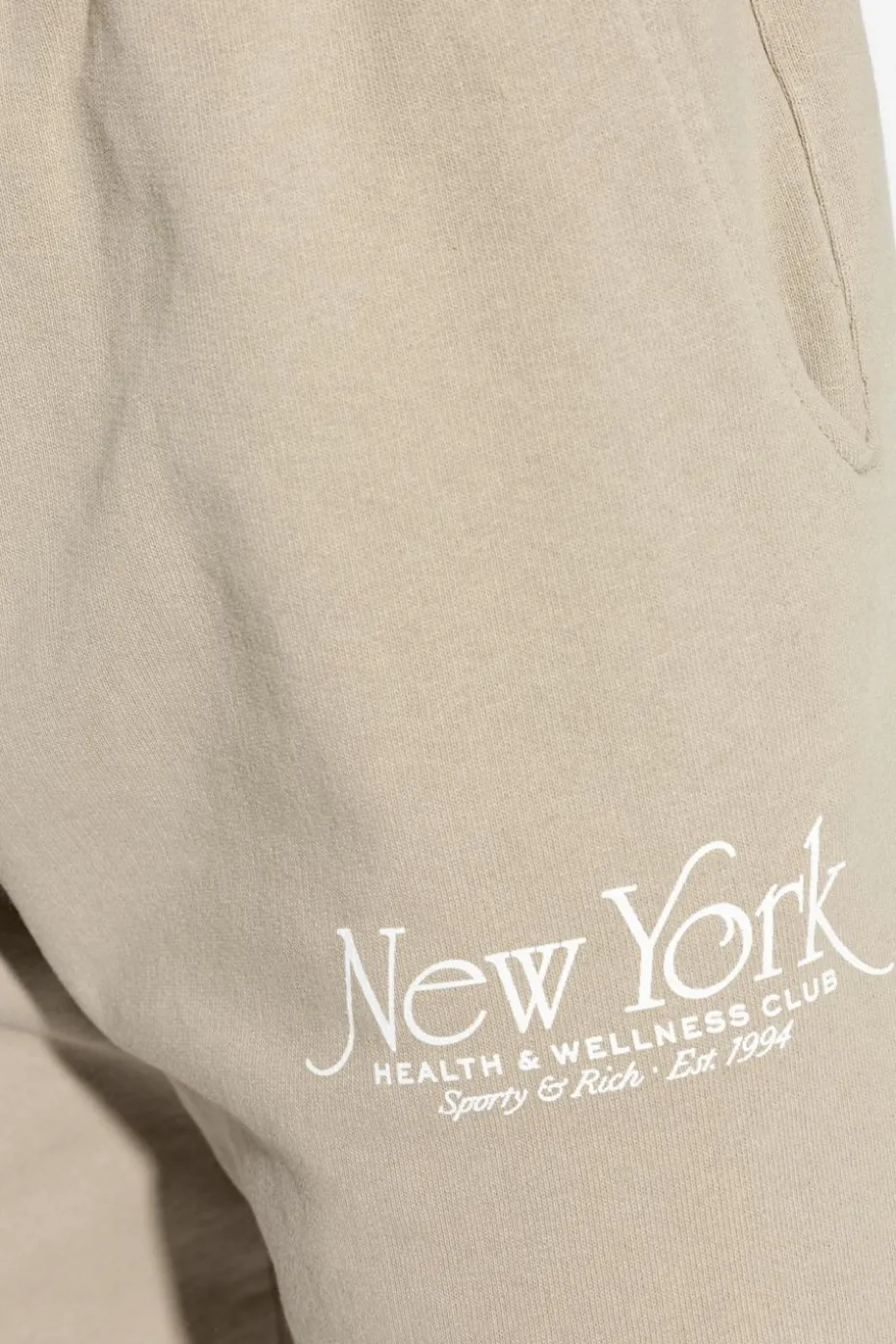 Sporty & Rich beige Sweatpants "NY 94"