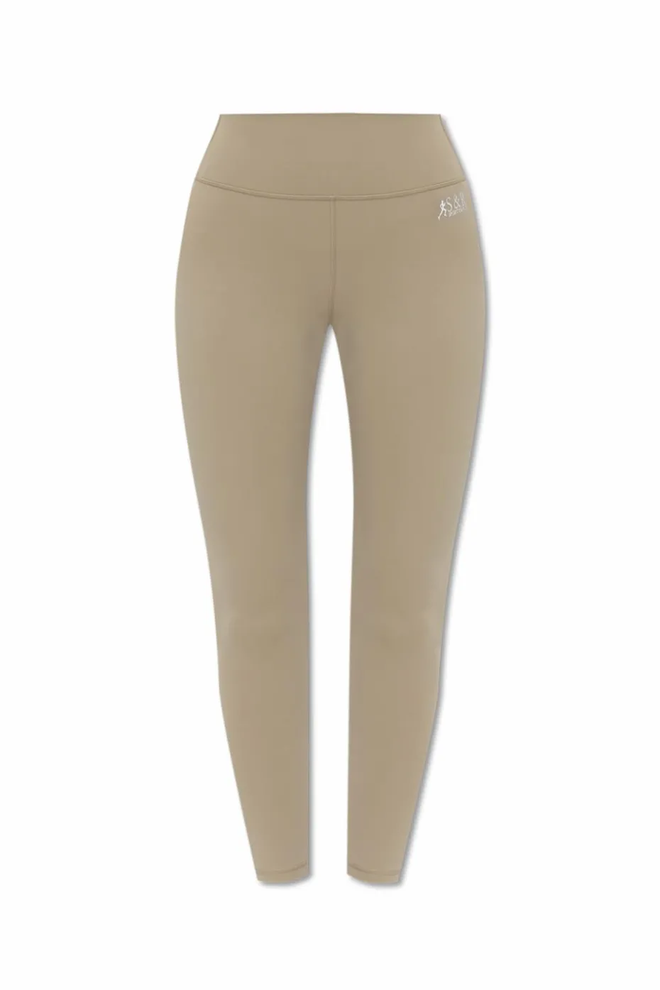 Sporty & Rich beige Training Leggings "SR Runner"