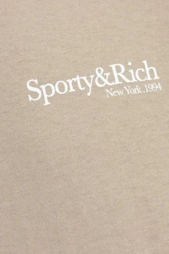 Sporty & Rich beige T-shirt 'HWCNY'