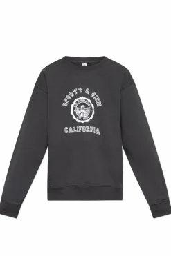 Sporty & Rich BLACK "California Emblem" sweatshirt