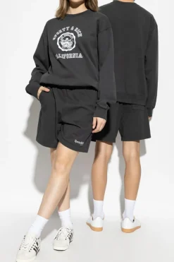 Sporty & Rich BLACK "California Emblem" sweatshirt