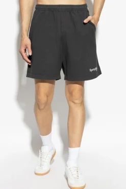 Sporty & Rich BLACK HWCNY shorts