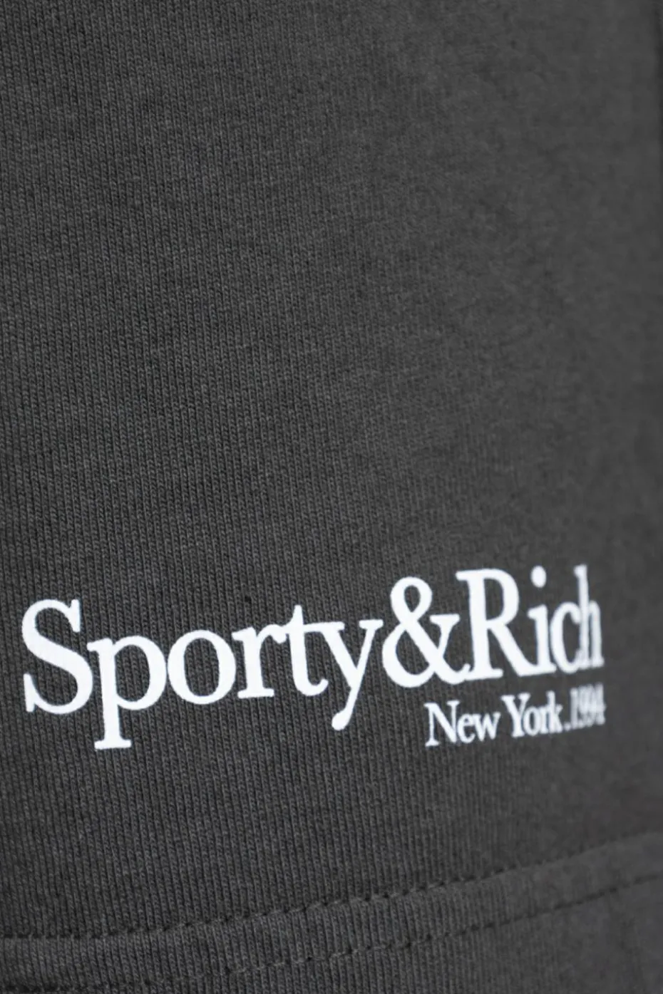 Sporty & Rich BLACK HWCNY shorts