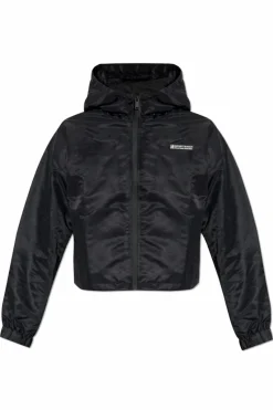 Sporty & Rich BLACK Jacket with logo