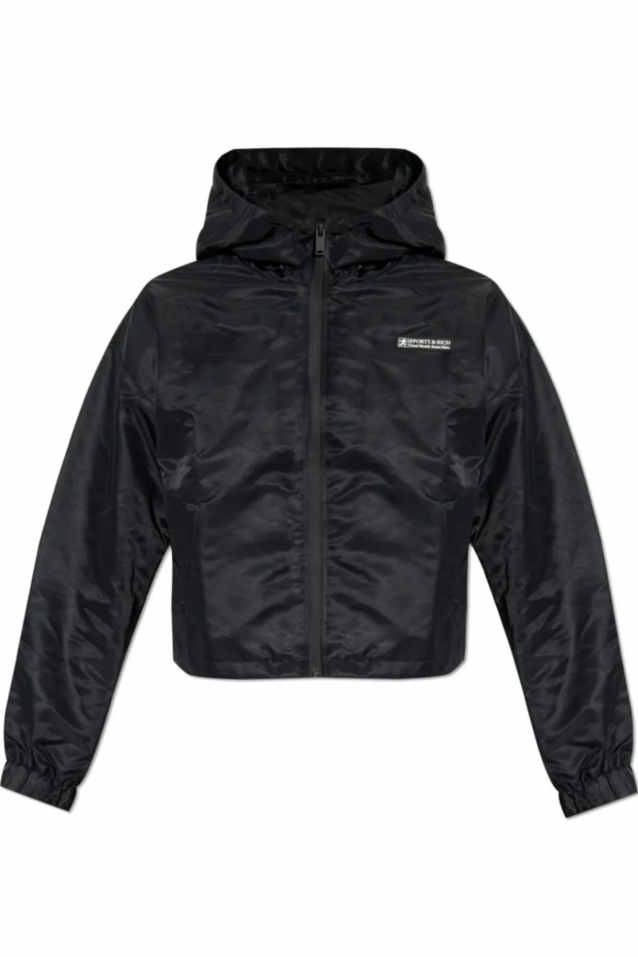 Sporty & Rich BLACK Jacket with logo