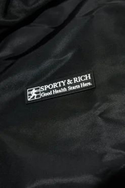 Sporty & Rich BLACK Jacket with logo
