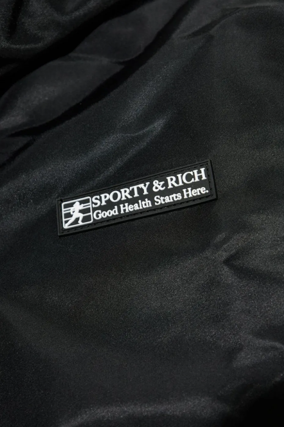 Sporty & Rich BLACK Jacket with logo