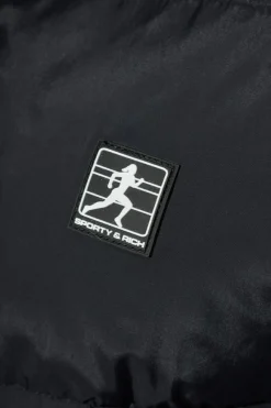 Sporty & Rich BLACK Padded Jacket