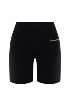 Sporty & Rich BLACK Shorts from the Core collection