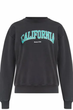 Sporty & Rich BLACK Sweatshirt from the The Mountain collection