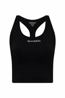 Sporty & Rich BLACK Top from the Core collection