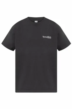 Sporty & Rich BLACK T-shirt "HWCNY"