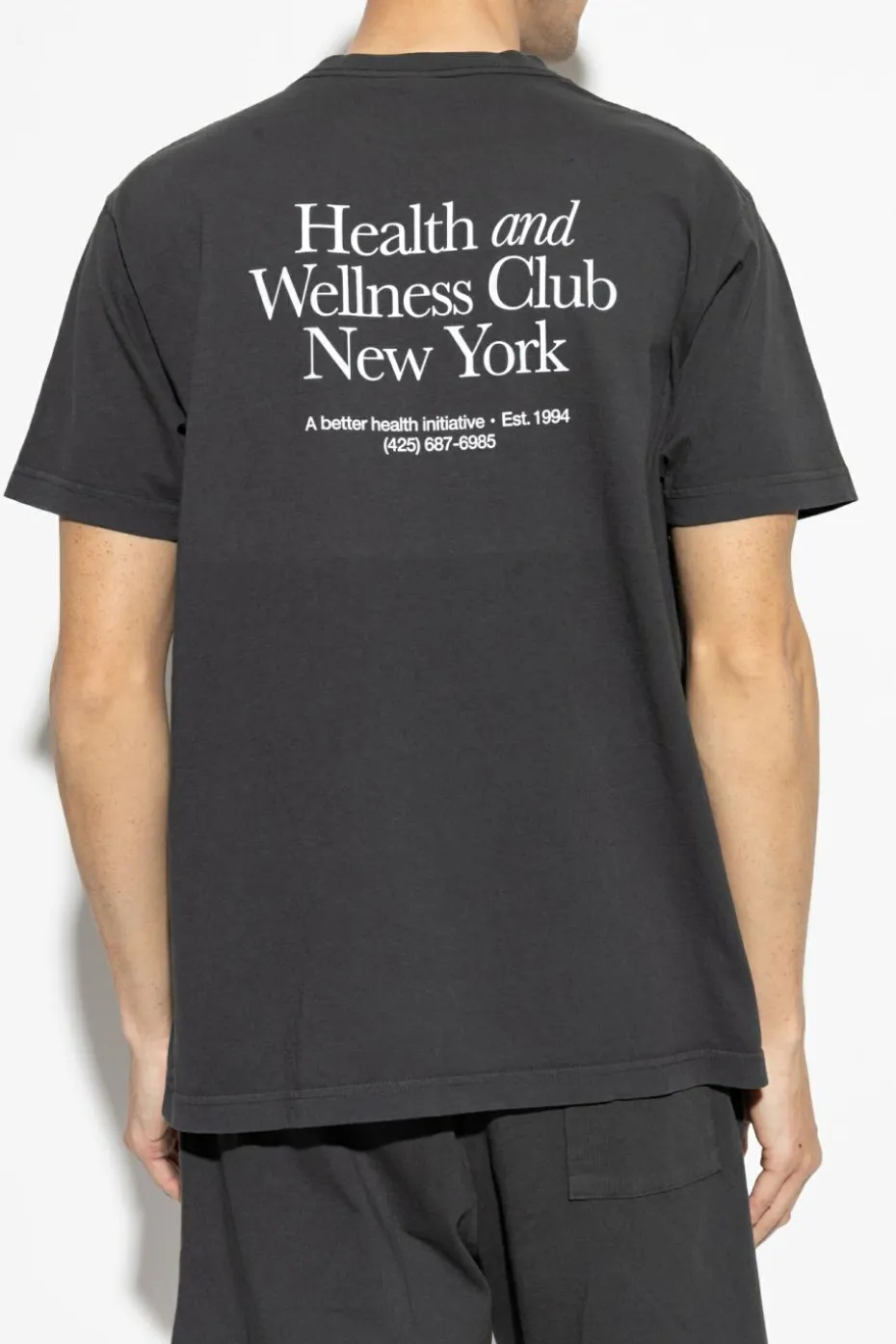 Sporty & Rich BLACK T-shirt "HWCNY"
