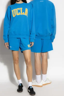 Sporty & Rich BLUE Shorts from the `UCLA` collection