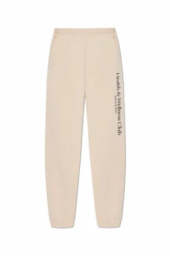 Sporty & Rich cream Sweatpants from the Preppy collection