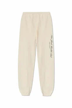 Sporty & Rich cream Sweatpants from the The Mountain collection
