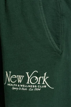 Sporty & Rich GREEN Sweatpants from the New York collection