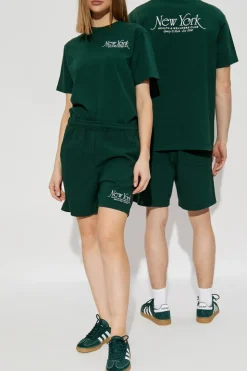 Sporty & Rich GREEN T-shirt from the Preppy collection
