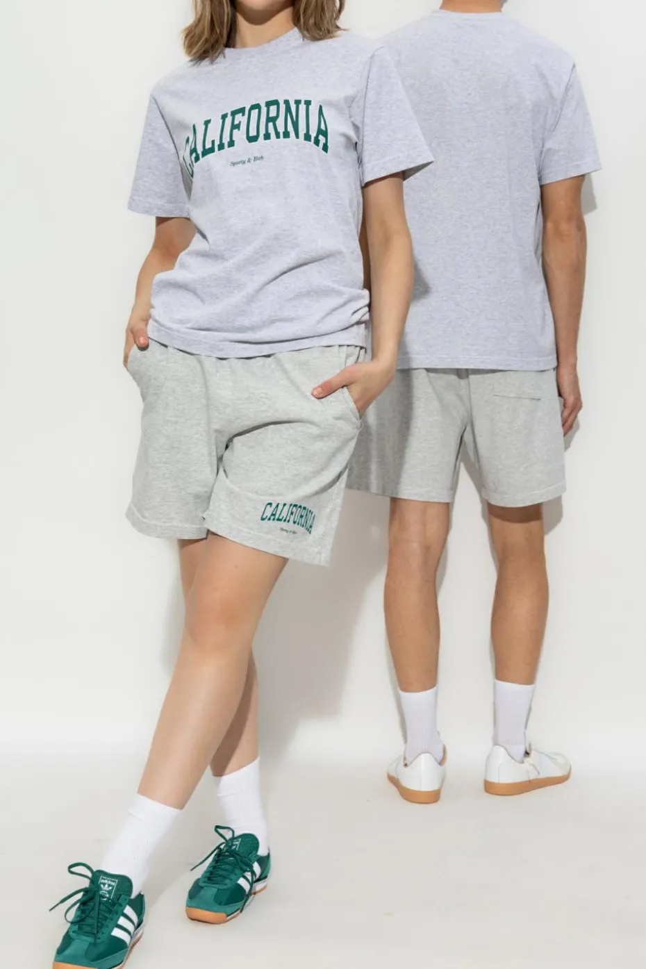 Sporty & Rich GREY California T-shirt