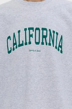 Sporty & Rich GREY California T-shirt