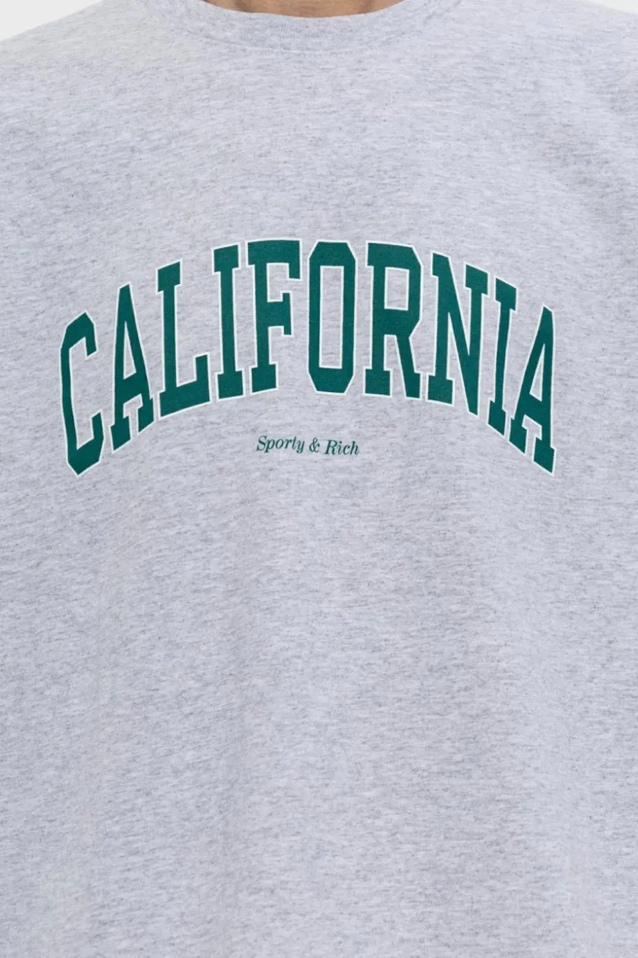 Sporty & Rich GREY California T-shirt