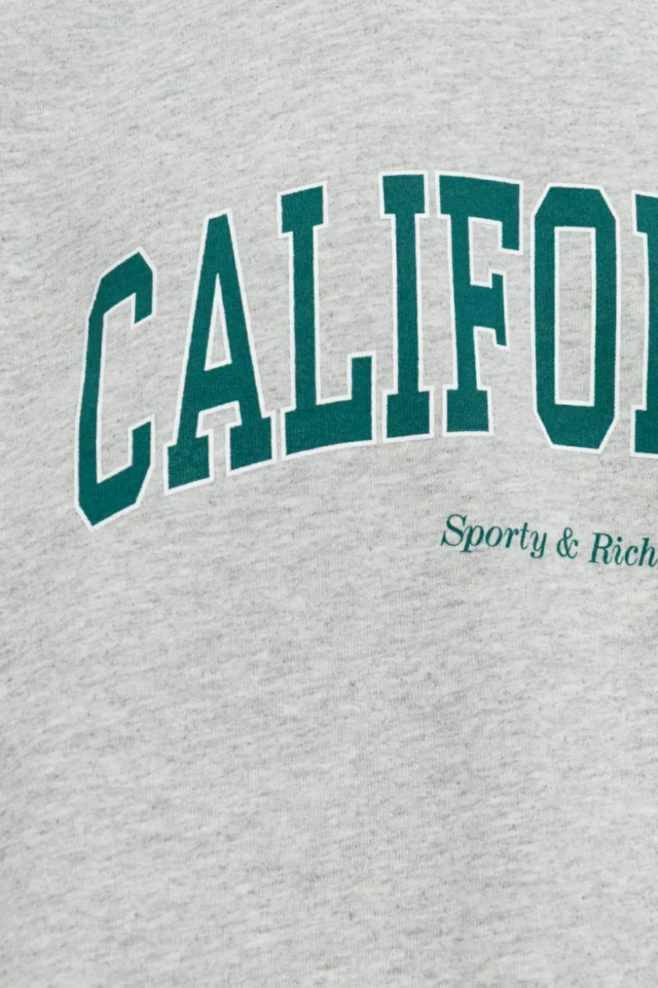 Sporty & Rich GREY "California" sweatshirt