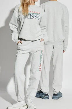 Sporty & Rich GREY Sweatpants from the 'The Mountain' collection