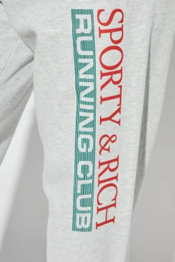 Sporty & Rich GREY Sweatpants from the 'The Mountain' collection