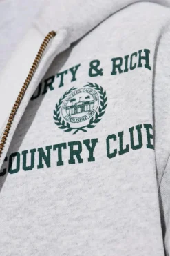 Sporty & Rich GREY Sweatshirt from the Preppy collection
