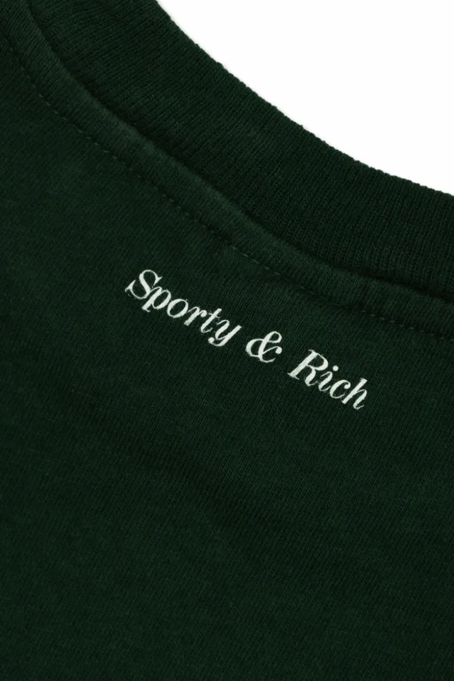 Sporty & Rich Kids GREEN T-shirt with print