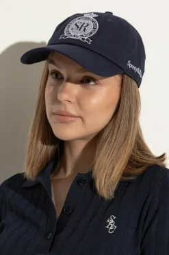 Sporty & Rich NAVY BLUE Cap from the "Riviera" collection